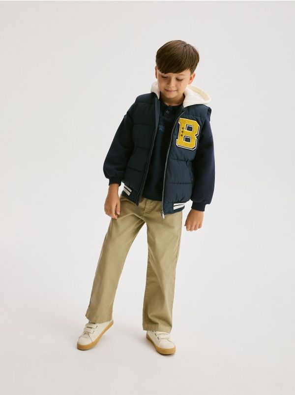 Reserved Reserved - Chino hlače s visokim udjelom pamuka - bež