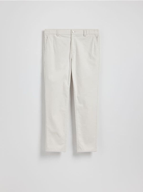 Reserved Reserved - Chino slim hlače - bež