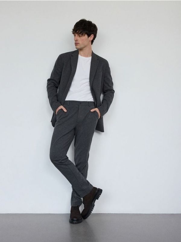 Reserved Reserved - Chino slim hlače - tamnosivo