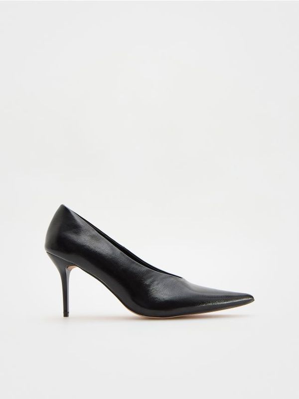 Reserved Reserved - Cipele s visokim potpeticama - tamnosmeđe