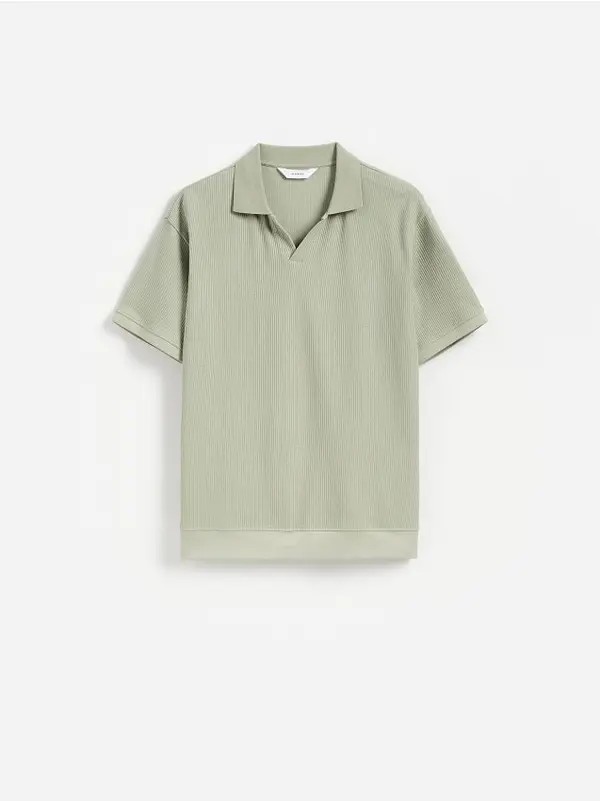 Reserved Reserved - Comfort fit polo-majica - bljedozeleno