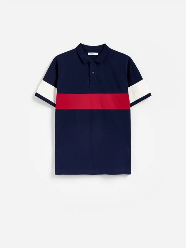 Reserved Reserved - Comfort fit polo-majica - mornarsko plava