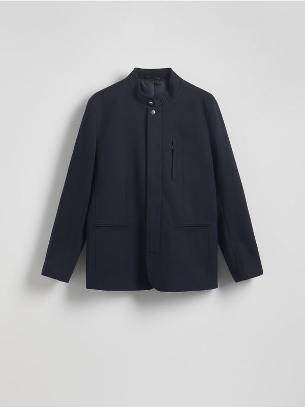 Reserved Reserved - Comfort fit sako - mornarsko plava