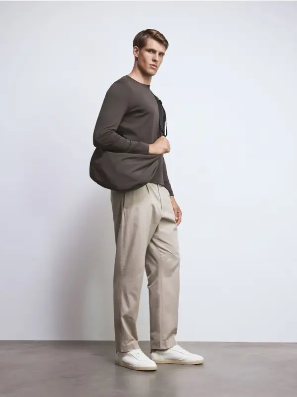 Reserved Reserved - Crossbody torba - prljavozeleno