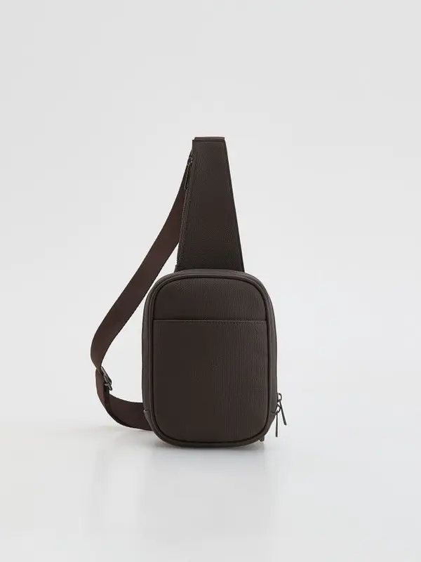 Reserved Reserved - Crossbody torbica - tamnosmeđe