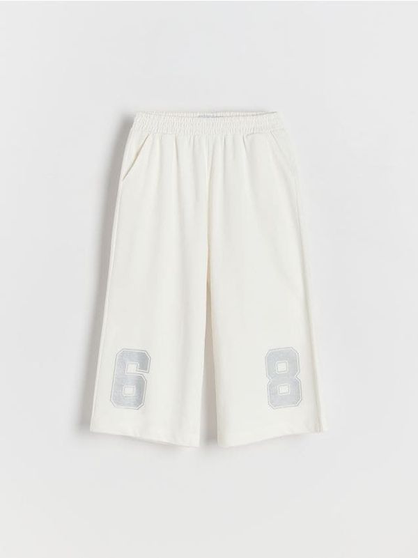 Reserved Reserved - Culotte hlače - krem