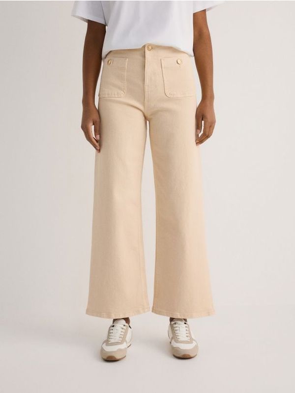 Reserved Reserved - Culotte traperice - bež