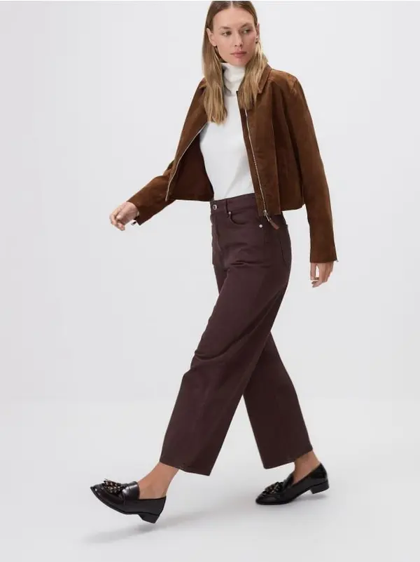 Reserved Reserved - Culotte traperice - dark grey jeans