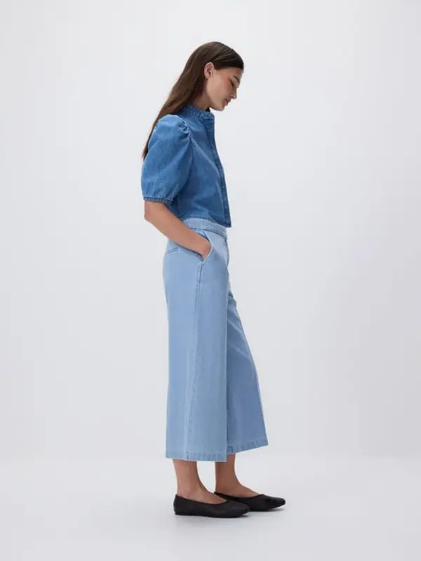 Reserved Reserved - Culotte traperice - plava