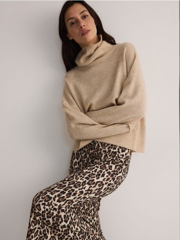 Reserved Reserved - Dolčevita s mješavinom vune - boja kože