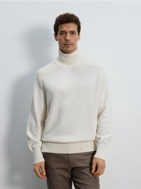 Reserved Reserved - Dolčevita s mješavinom vune - krem