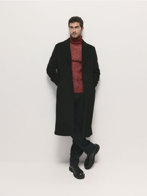 Reserved Reserved - Dolčevita s uzorkom pletenica - crvena