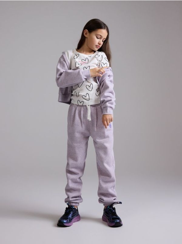 Reserved Reserved - Donji dio trenirke - boja lavande