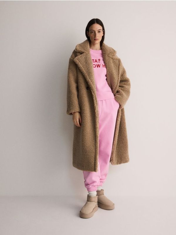 Reserved Reserved - Donji dio trenirke - svjetlonarančasto