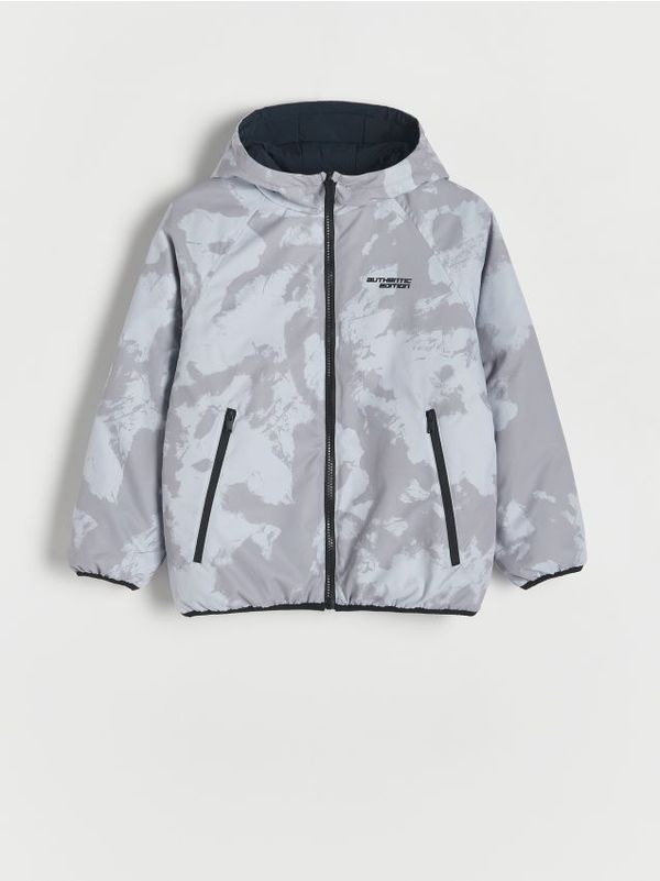 Reserved Reserved - Dvostrana jakna s termoizolacijom - light grey