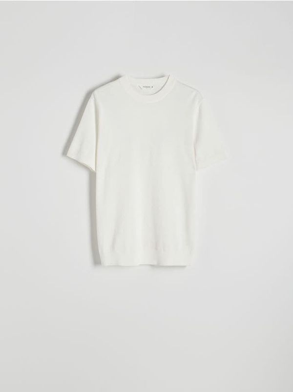 Reserved Reserved - Džemper kratkih rukava - krem