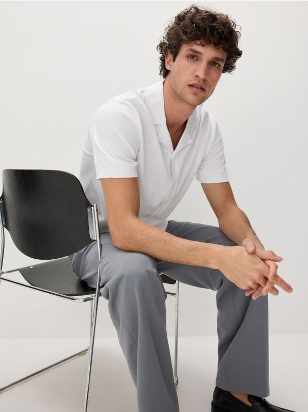 Reserved Reserved - Džemper na kopčanje gumbima - bijela