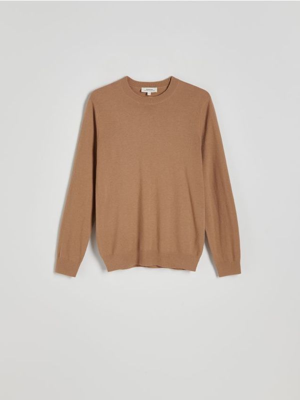 Reserved Reserved - Džemper od merino vune - bež