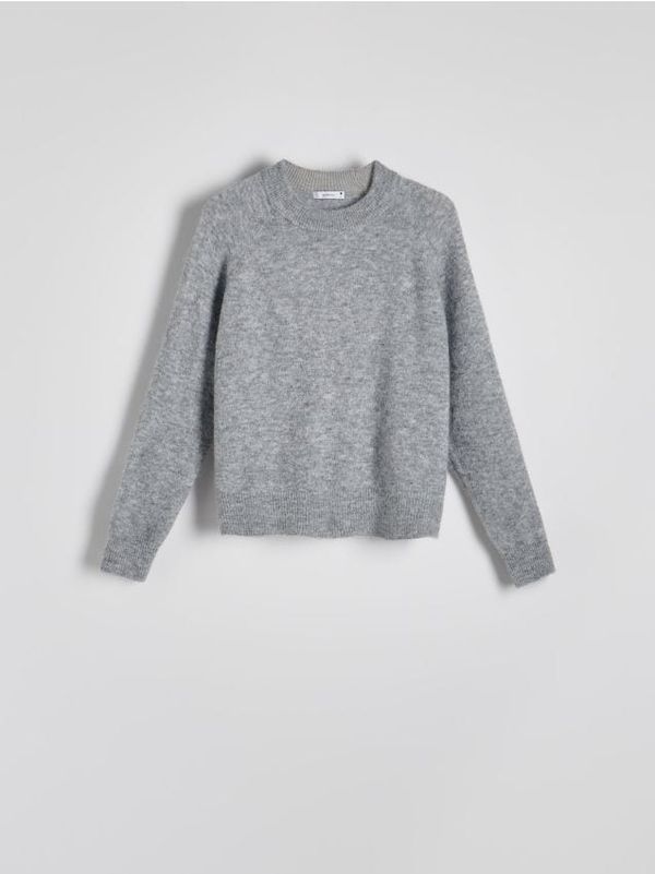 Reserved Reserved - Džemper od mješavine alpake - srednjesivo