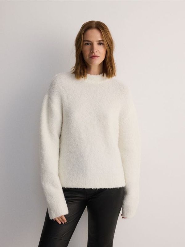 Reserved Reserved - Džemper od mješavine vune - boja kože