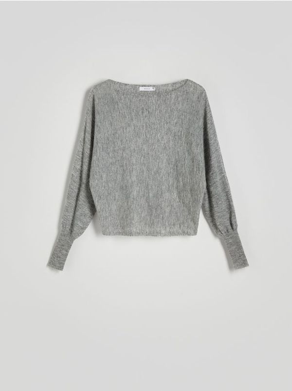 Reserved Reserved - Džemper od mješavine vune - srednjesivo