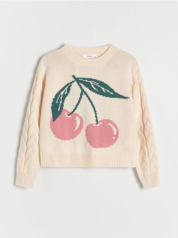 Reserved Reserved - Džemper s aplikacijom - šaren