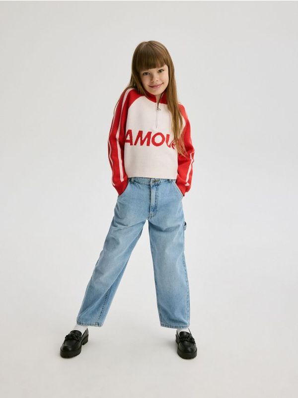 Reserved Reserved - Džemper s patentnim zatvaračem - šaren