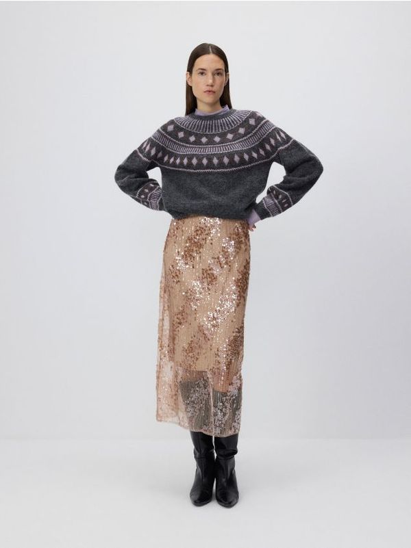 Reserved Reserved - Džemper s visokim udjelom mohera - šaren