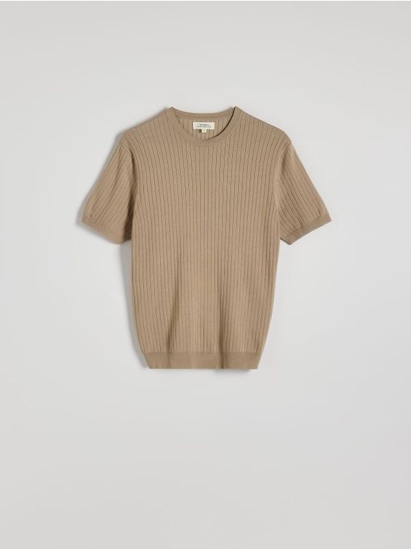 Reserved Reserved - Džemper s visokim udjelom viskoze - bež