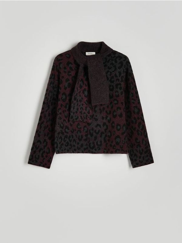 Reserved Reserved - Džemper sa šal-ovratnikom - šaren