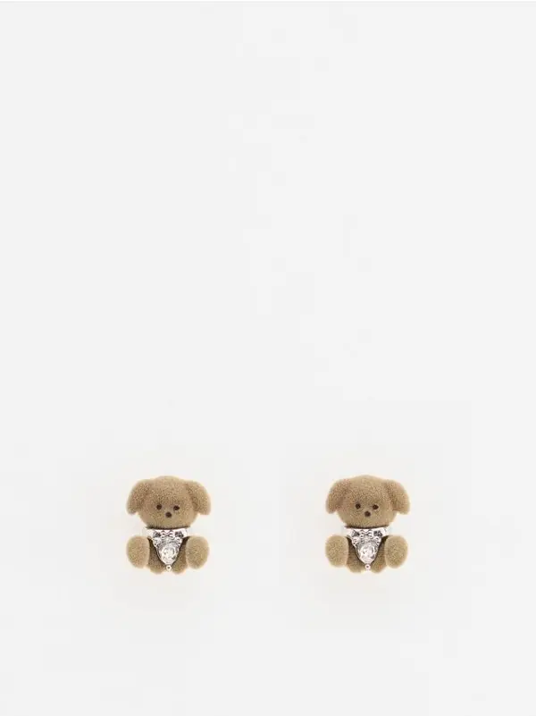 Reserved Reserved - EARRINGS - bež