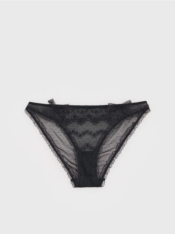 Reserved Reserved - Gaćice u stilu bikinija - crno