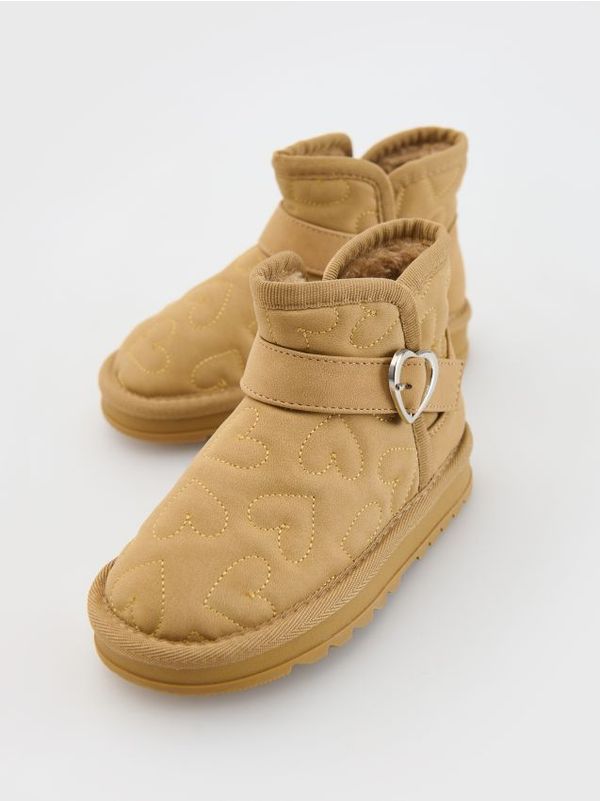 Reserved Reserved - GIRLS` ANKLE BOOTS - smeđi