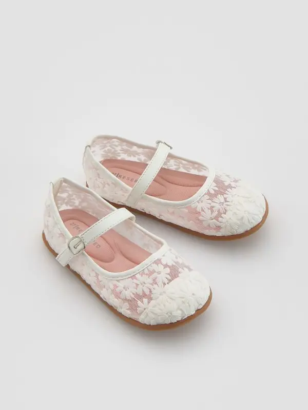 Reserved Reserved - GIRLS` BALLERINAS - bijela