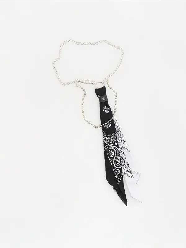 Reserved Reserved - GIRLS` BANDANA & BELT - crno