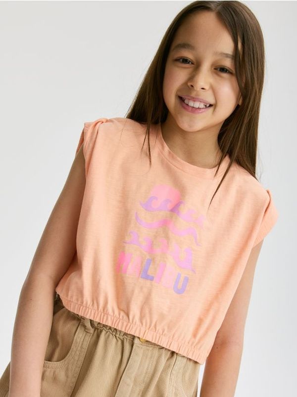 Reserved Reserved - GIRLS` BLOUSE - boja breskve