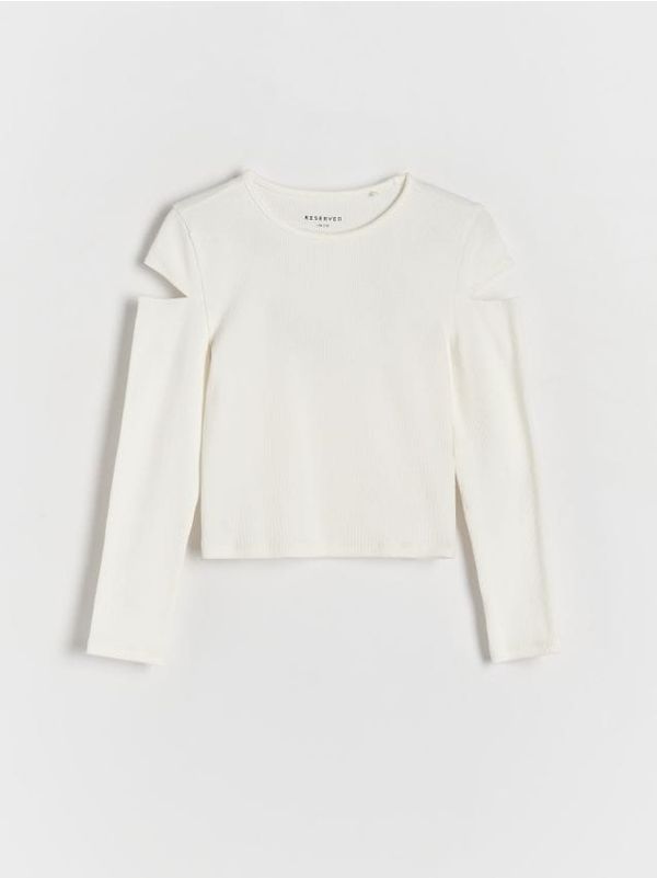 Reserved Reserved - GIRLS` BLOUSE - krem