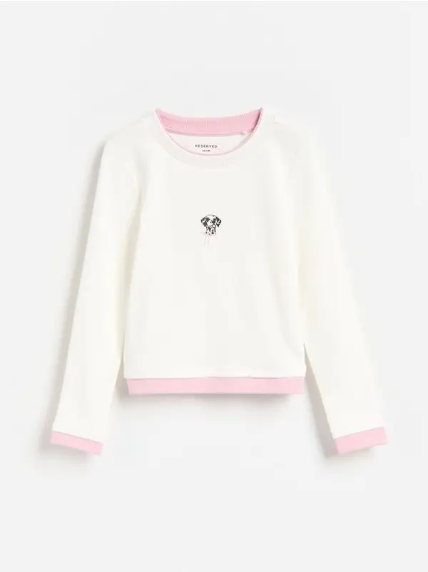 Reserved Reserved - GIRLS` BLOUSE - krem