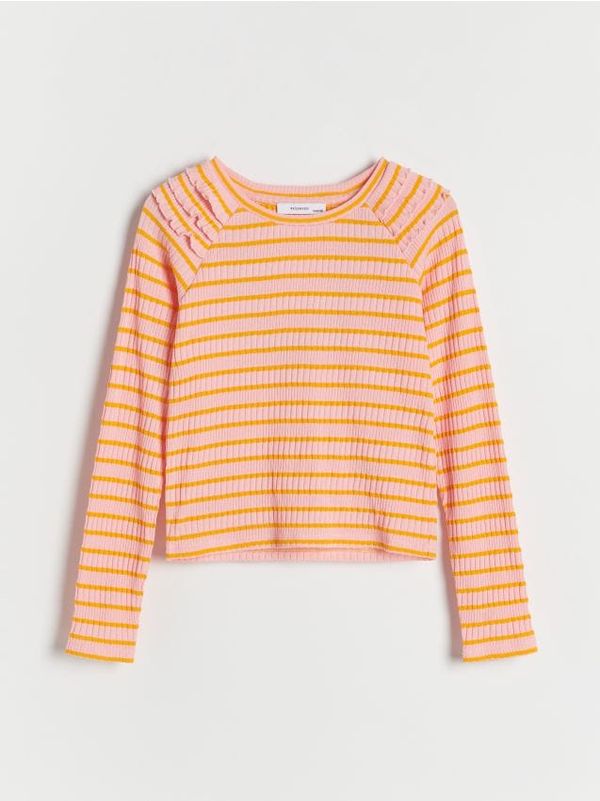 Reserved Reserved - GIRLS` BLOUSE - ružičasta