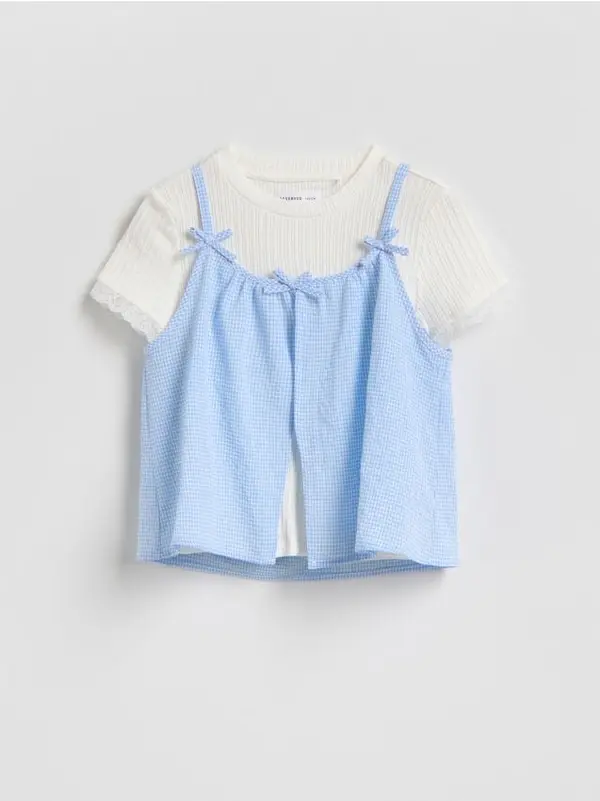 Reserved Reserved - GIRLS` BLOUSE - šaren