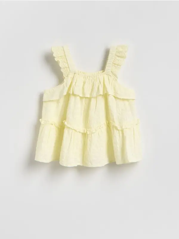 Reserved Reserved - GIRLS` BLOUSE - svjetložuto