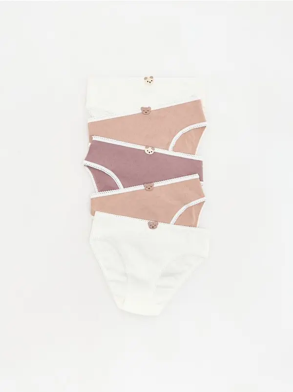Reserved Reserved - GIRLS` BRIEFS MULTI - krem