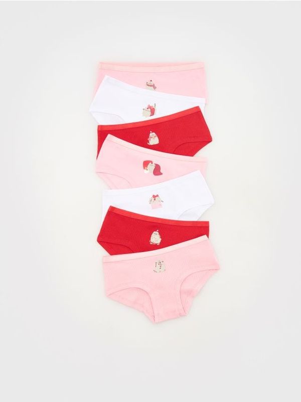 Reserved Reserved - GIRLS` BRIEFS MULTI - pastelnoružičasto