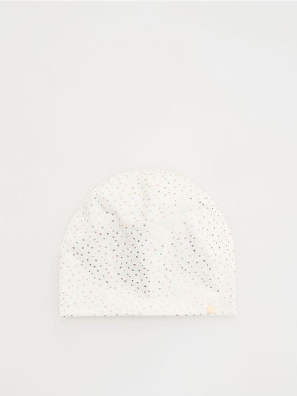 Reserved Reserved - GIRLS` CAP - krem