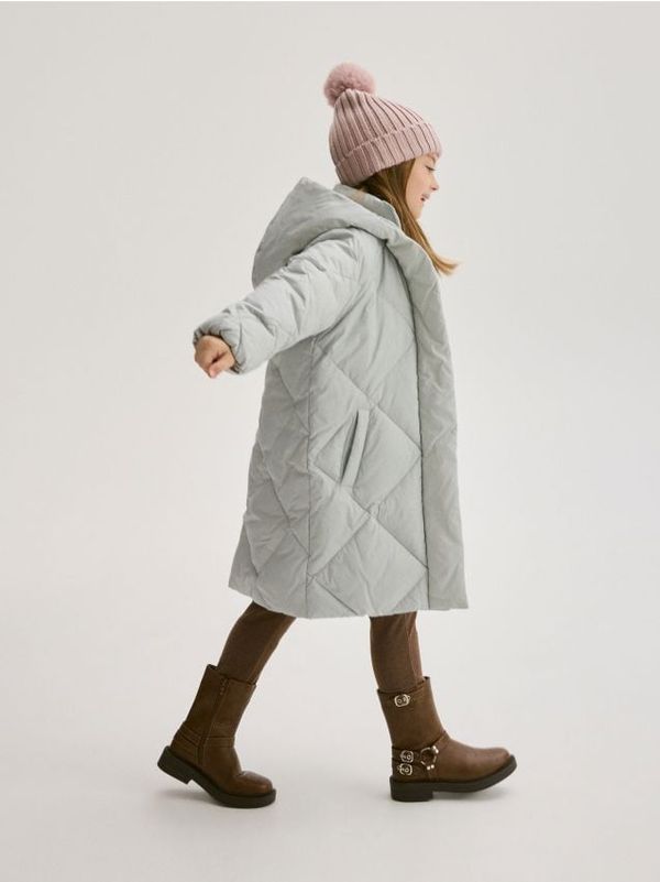 Reserved Reserved - GIRLS` COAT - bljedoplavo