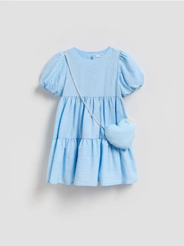 Reserved Reserved - GIRLS` DRESS & BAG - bljedoplavo