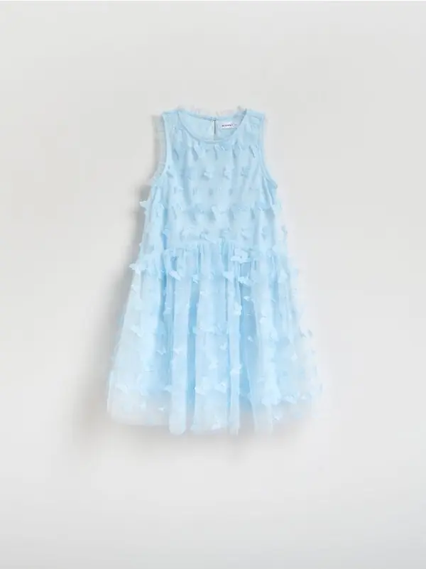 Reserved Reserved - GIRLS` DRESS - bljedoplavo
