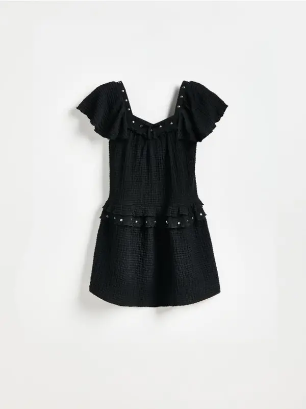 Reserved Reserved - GIRLS` DRESS - crno