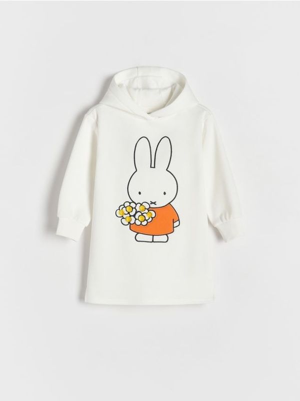 Reserved Reserved - GIRLS` DRESS - krem