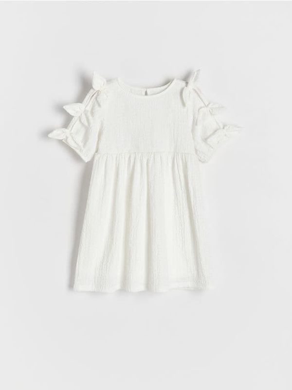 Reserved Reserved - GIRLS` DRESS - krem